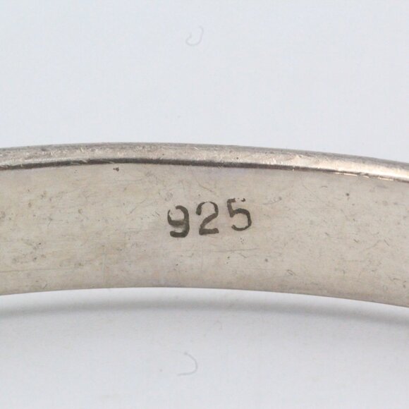 STERLING SILVER NAVAJO TWISTED ROPE CUFF BRACELET - Picture 9 of 9